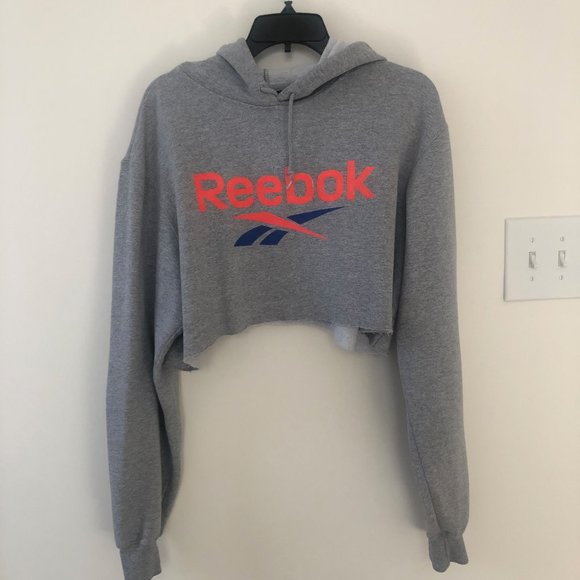 reebok cropped sweatshirt